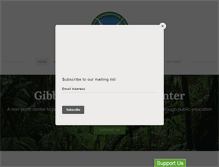 Tablet Screenshot of gibboncenter.org